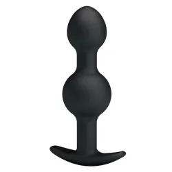 Pretty Love DUO Heavy Balls Silicone Butt Plug 10.4 x 2.6 cm